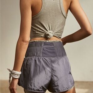 Free People Lavendar Way Home Shorts